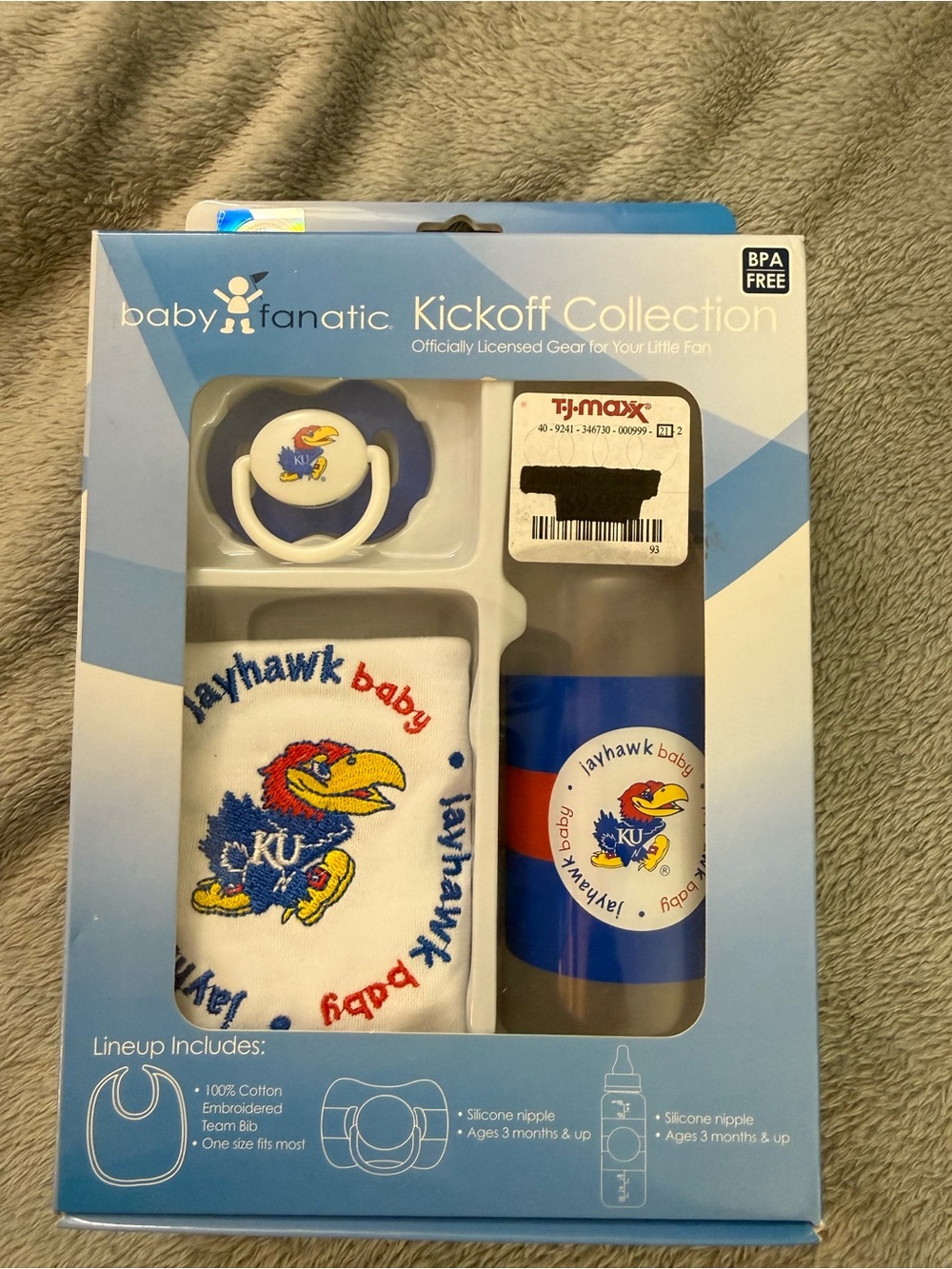 Baby Fanatics Kansas City Jayhawks 3 Piece